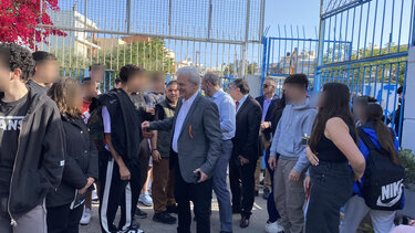 Στο ΓΕΛ Αλικαρνασού ο Δήμαρχος Ηρακλείου και ο ΓΓ του Υπουργείου Περιβάλλοντος & Ενέργειας για την ανακύκλωση