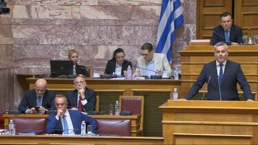 Κριτική Μαμουλάκη για τα Τέμπη στην Επιτροπή Παραγωγής & Εμπορίου της Βουλής