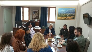 Τη δημοτική αρχή Οροπεδίου Λασιθίου συνάντησε η βουλευτής Κατερίνα Σπυριδάκη
