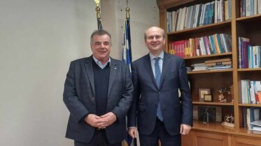 Στον Υπουργό Οικονομίας ο Δήμαρχος Αγίου Βασιλέιου