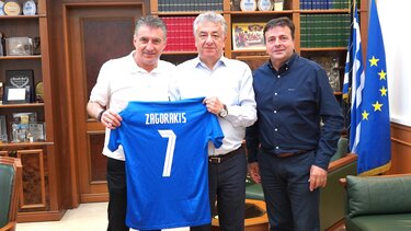 Επίσκεψη του νυν και εκ νέου υποψήφιου ευρωβουλευτή Θ. Ζαγοράκη στον Περιφερειάρχη Κρήτης 