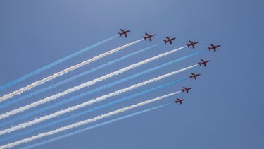 Τα Red Arrows της Βρετανικής Royal Air Force στα Χανιά