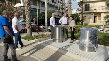 Αυξάνονται διαρκώς οι νέοι υπόγειοι κάδοι απορριμμάτων στο Ηράκλειο