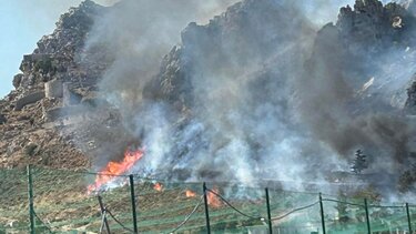 Ταυτόχρονες πυρκαγιές σε Προφήτη Ηλία και Θραψανό