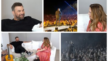 Γιώργος Σαμπάνης στο Cretalive: «Είμαι απόλυτα αφημένος στην ενέργεια του κοινού»