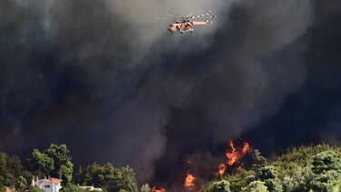 Οδηγίες για την αποφυγή εισπνοής καπνού και στάχτης από πυρκαγιά