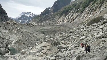 Γαλλία: Λιώνει ο μεγαλύτερος παγετώνας «Mer de Glace»