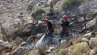 Τρεις φωτιές μέσα σε τρεις ώρες στον νομό Ηρακλείου!