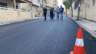 "Λίφτινγκ" στις διαβάσεις πεζών στη συμβολή των οδών Υακίνθου- Σ. Βενιζέλου και Μίνωος