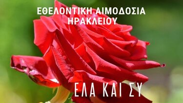 Εθελοντική αιμοδοσία στο αίθριο της Λότζια