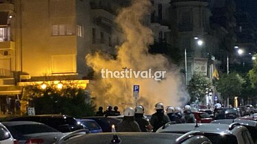 Θεσσαλονίκη: Επεισόδια σε πορεία για τον θάνατο μετανάστη στο ΑΤ Αγίου Παντελεήμονα