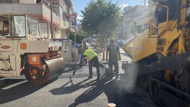 Συνεχίζονται τα έργα ασφαλτοστρώσεων - Στο επίκεντρο η περιοχή των Καμινίων