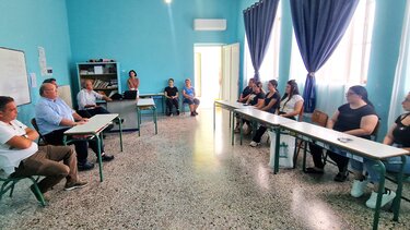 Στο δημοτικό σχολείο Βοριζίων ο διευθυντής πρωτοβάθμιας εκπαίδευσης