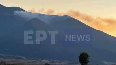 Φωτιά στο Παγγαίο όρος – Μεγάλη κινητοποίηση της πυροσβεστικής