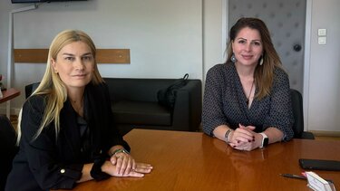 Συνάντηση Σέβης Βολουδάκη με την Υφυπουργό Κοινωνικής Συνοχής και Οικογένειας