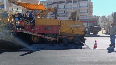 Εργασίες οδόστρωμα Ηράκλειο
