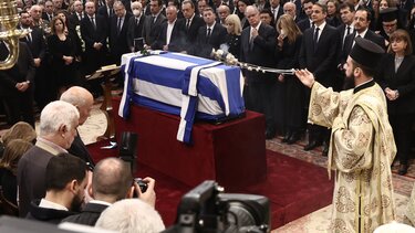 Μητρόπολη Αθηνών, Κηδεία Σημίτη