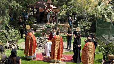 Επιτάφιος Μονή Κουδουμά Αποκαθήλωση