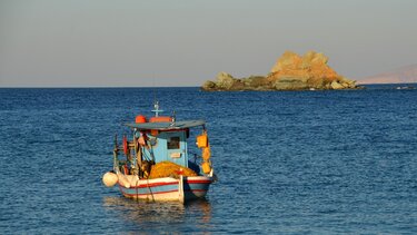 ψαράς, βάρκα