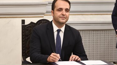 Υπουργείο Ψηφιακής Διακυβέρνησης: Η τελετή παράδοσης - παραλαβής μεταξύ των υφυπουργών