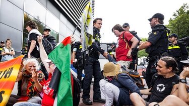 Χάγη διαδηλώσεις