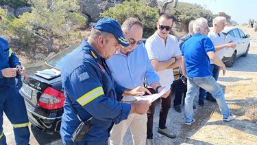 Γ. Πλακιωτάκης: απαιτείται άμεση αποκατάσταση των ζημιών και στήριξη των πυρόπληκτων της Ιεραπετρας