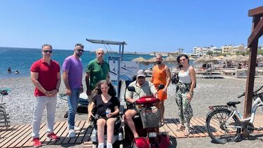 Ιεράπετρα, παραλίες ΑΜΕΑ