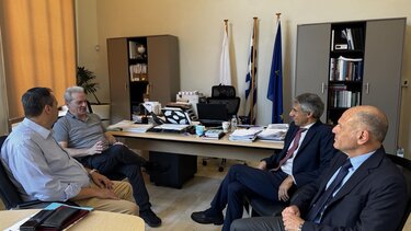 Συνάντηση Καλοκαιρινού με τις Διοικήσεις του ΟΛΗ Α.Ε., των Μινωικών Γραμμών και των «Συμμετοχών Λιμένος Ηρακλείου Α.Ε.»