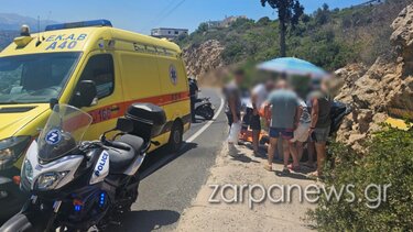 Τροχαίο με δύο μηχανάκια στον Βλητέ - Στο νοσοκομείο οι οδηγοί