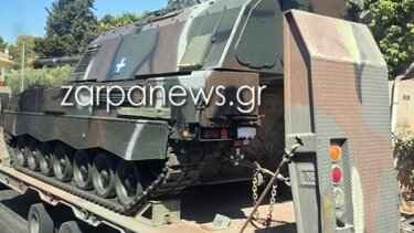 Χανιά: Άρματα μάχης στον δρόμο Βλητέ