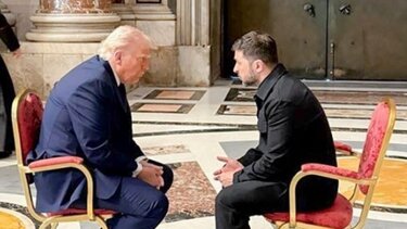 Ζελένσκι με Τραμπ