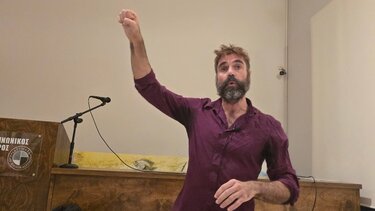 Με επιτυχία η πρώτη διάλεξη του Εμμανουέλε Argento 