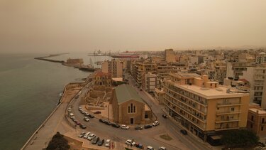 Ηράκλειο, Αφρικανική Σκόνη