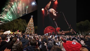 Νίκος Πορτοκάλογλου Φωταγώγηση δέντρου Ηράκλειο 2025