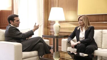 Αλέξης Τσίπρας, Φώφη Γεννηματά