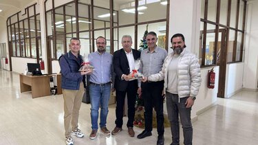 Εθιμοτυπική επίσκεψη και ανταλλαγή χριστουγεννιάτικων ευχών της Ένωσης Φοροτεχνικών ελευθέρων επαγγελματιών Νομού Ηρακλείου .