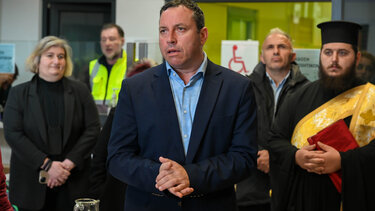 Αγιασμός και κοπή πρωτοχρονιάτικης πίτας στον Δήμο Αγίου Νικολάου