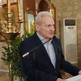  Στη συγκινητική τελετή για τα αποκαλυπτήρια της προτομής​ του Στρατηγού Γεωργίου Κατεχάκη ο Δήμαρχος Ηρακλείου - και εγγονός του - Αλέξης Καλοκαιρινός