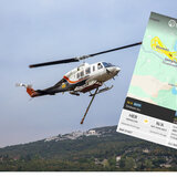 Καθοριστικής σημασίας η παρουσία του ελικοπτέρου στην Κρήτη: Η πορεία του BELL στη φωτιά του Αποκόρωνα