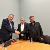 Συναντήθηκαν Ν. Ταχιάος με δημάρχους Γόρτυνας και Φαιστού: Στο επίκεντρο η οδική σύνδεση της Μεσαράς με το νέο αεροδρόμιο