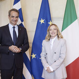 Μητσοτάκης από τη Ρώμη: Η Ιταλία θα επενδύσει 360 εκατομμύρια ευρώ για νέα τρένα και αμαξοστάσια