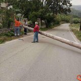 Προβλήματα σε όλη την Κρήτη από τους ισχυρούς ανέμους