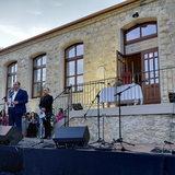 Πανηγυρικά εγκαίνια μετά την ανακατασκευή στο Δημοτικό Σχολείο Χουδετσίου