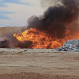 Χανιά: Ολονύχτια "μάχη" με τις φλόγες σε χώρο ταφής απορριμμάτων 