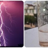 Κεραυνοί, καταιγίδες και χαλαζοπτώσεις τη νύχτα στην Κρήτη