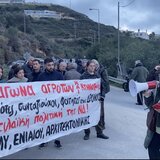 Επί ποδός παραμένουν οι αγροτοκτηνοτρόφοι της Κρήτης: Κλείνουν στις 15:00 την Εθνική Οδό οι αγρότες των Χανίων