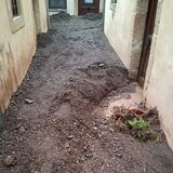 Κακοκαιρία "Byron": Μεγάλες ποσότητες λάσπης στη Μονή Επανωσήφη μετά τα έντονα φαινόμενα - Φωτογραφίες